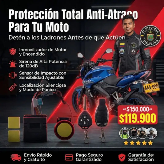 Alarma Moto Anti-Robo CK™ 🚨 2 Controles