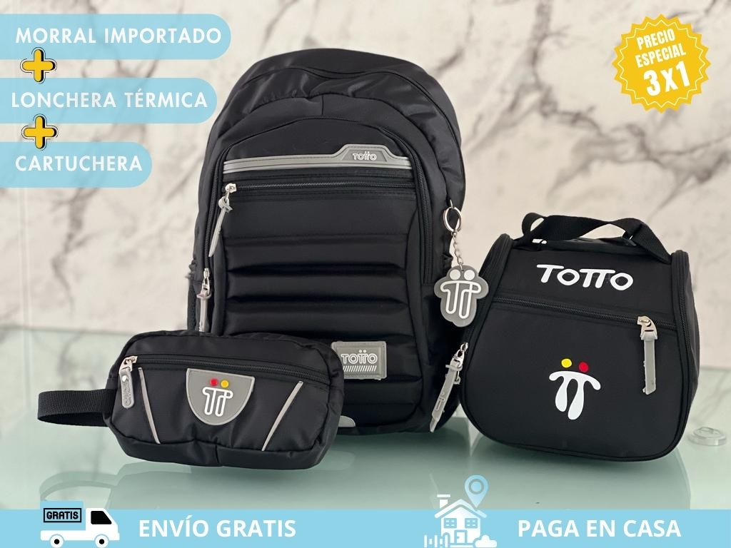 Combo 3x1: Morral + Lonchera + Cartuchera