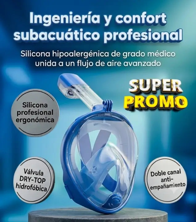 Careta Buceo Snorkel ProVision