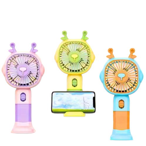 MINI VENTILADOR CON SOPORTE PARA CELULAR