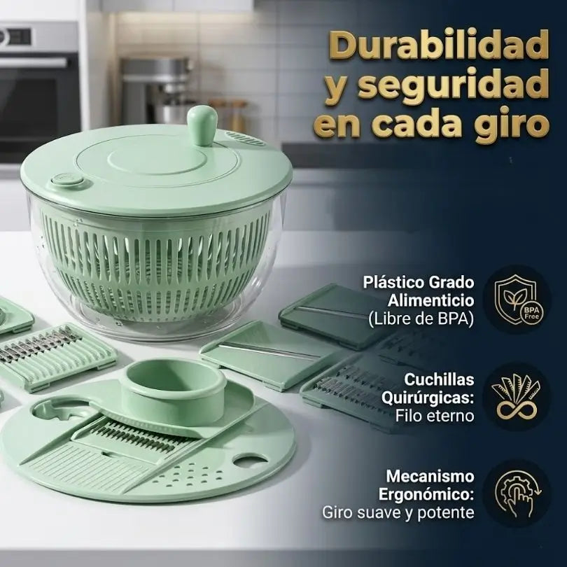 Tazón Preparador de Ensaladas 🥗 BowlPro™