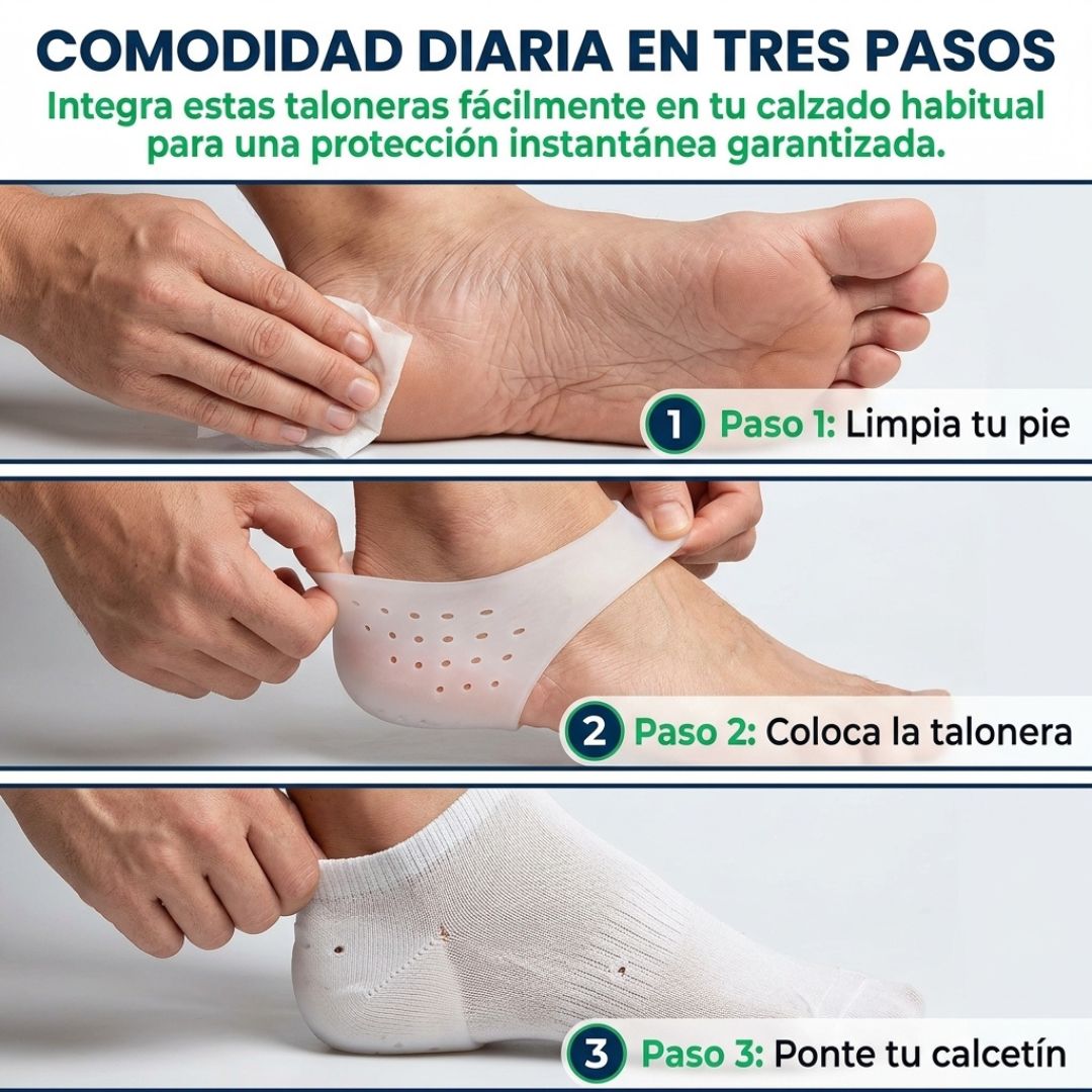 Taloneras terapéuticas transpirables - PharmaToe