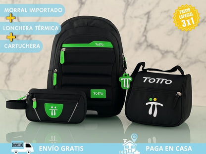 Combo 3x1: Morral + Lonchera + Cartuchera
