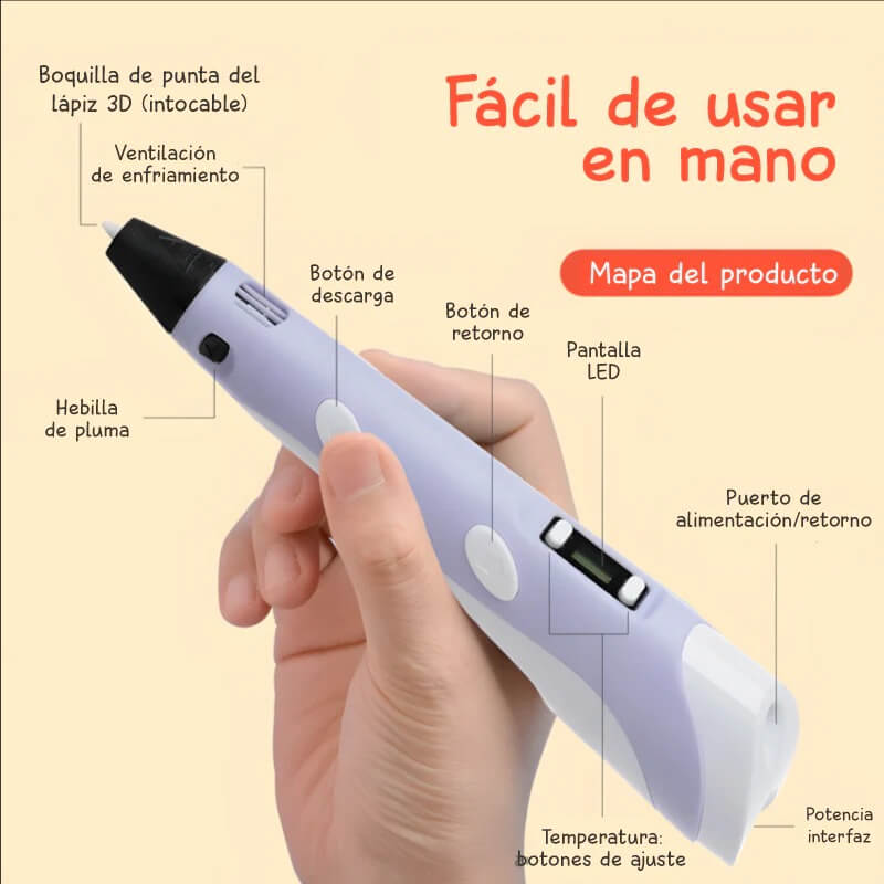 Lápiz Impresora 3D® – Dibujos Hechos Realidad ✍️