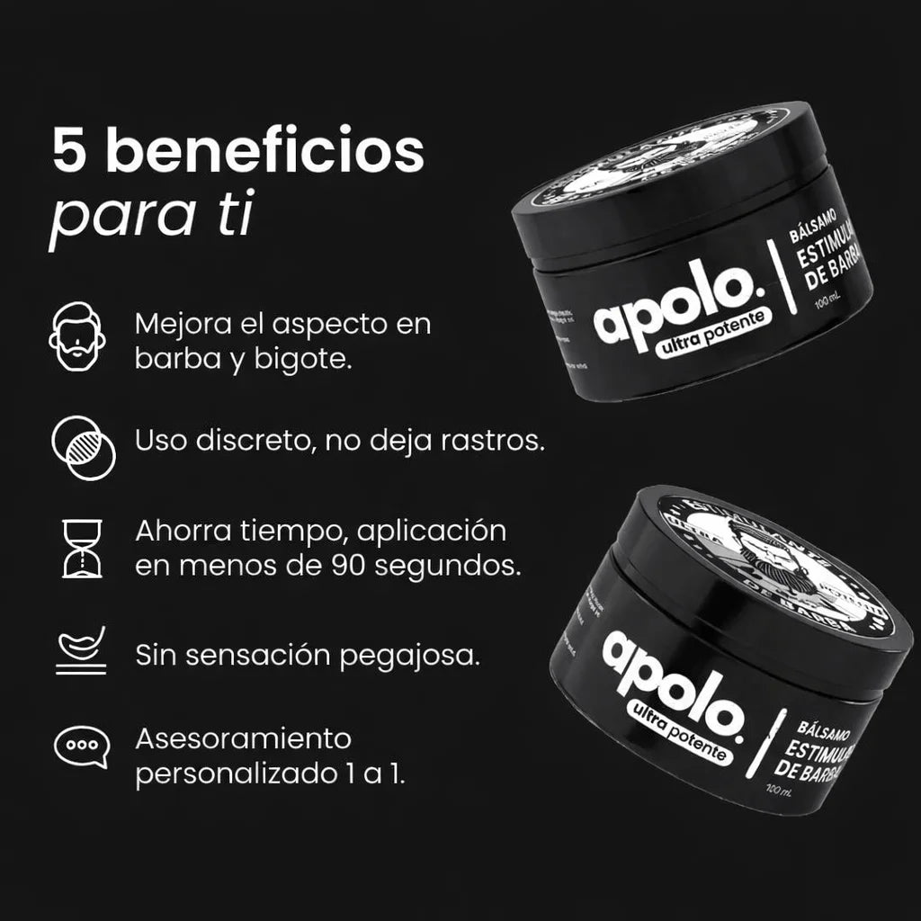 Bálsamo para Cuidado de Barba Apolo Ultra | 100 ml