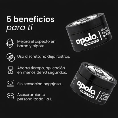 Bálsamo para Cuidado de Barba Apolo Ultra | 100 ml