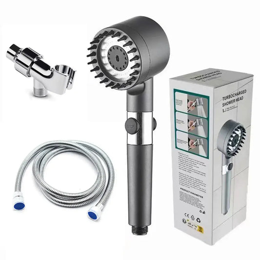 Cabezal de Ducha Presurizado para cuidar Piel y Cabello