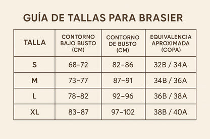 Brasier Invisible Reafirmante 👚 Push-Up sin Varilla