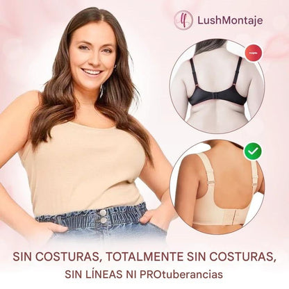 Brasier Invisible Reafirmante 👚 Push-Up sin Varilla