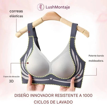 Brasier Invisible Reafirmante 👚 Push-Up sin Varilla