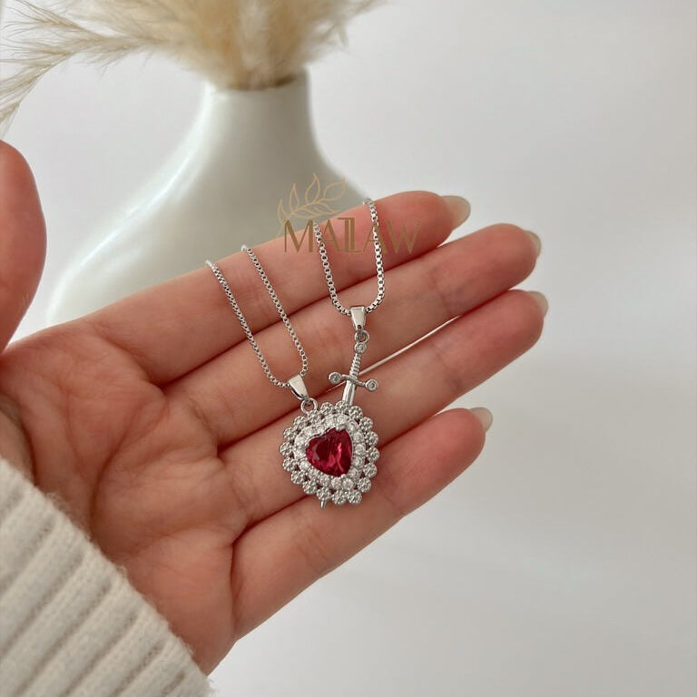 Collares Duales™ – Corazón & Espada 💘