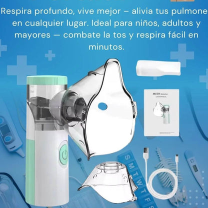 Nebulizador Inalámbrico NebuGo 🌬️ Para Niños y Adultos
