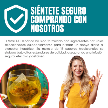 Té Hepático 18 Hierbas Chinas x 30 sobres – Nutrición y Bienestar Natural 🍵