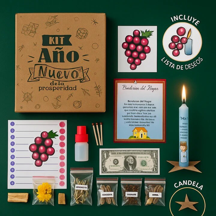 Kit Ritual Año Nuevo Premium™ – Prosperidad & Bienestar✨